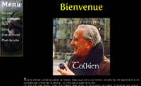 Capture d'écran du site des talents méconnus de Tolkien